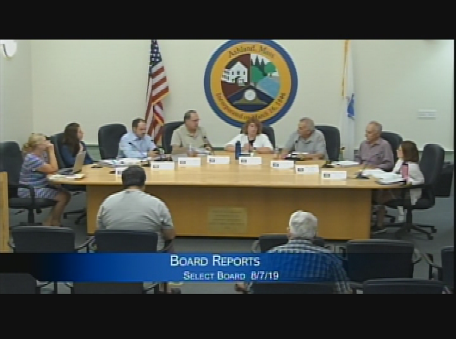 Select Board Meeting August 7 2019