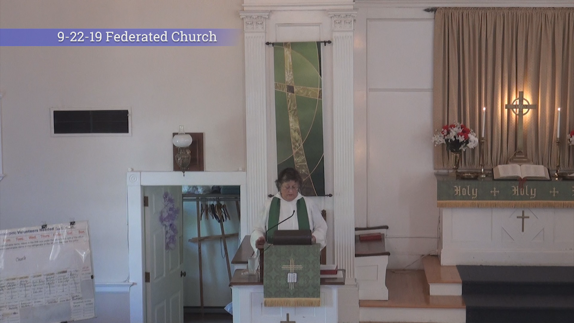 Federated Church September 22, 2019