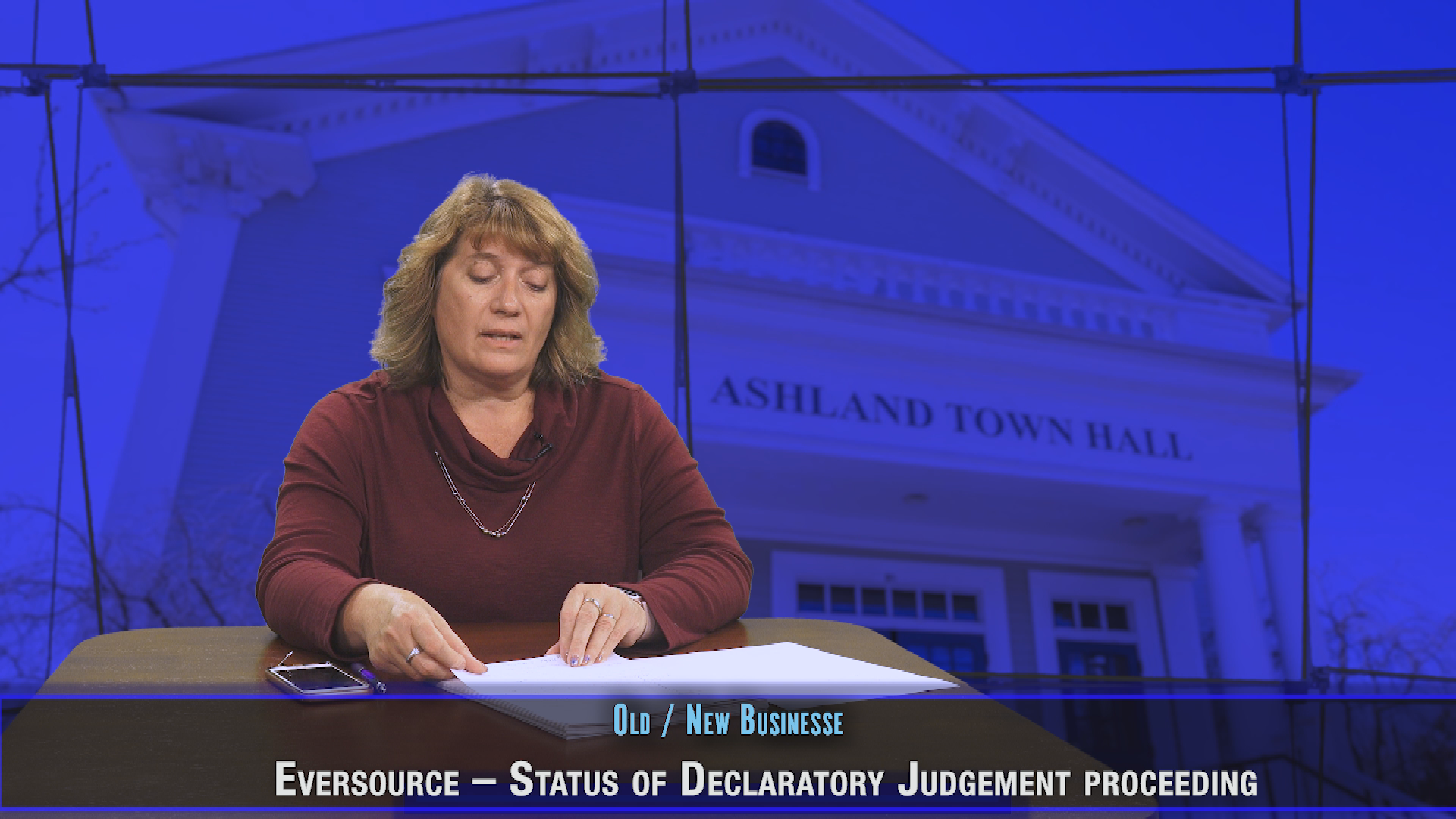 Ashland Select Board Update Oct 2 2019