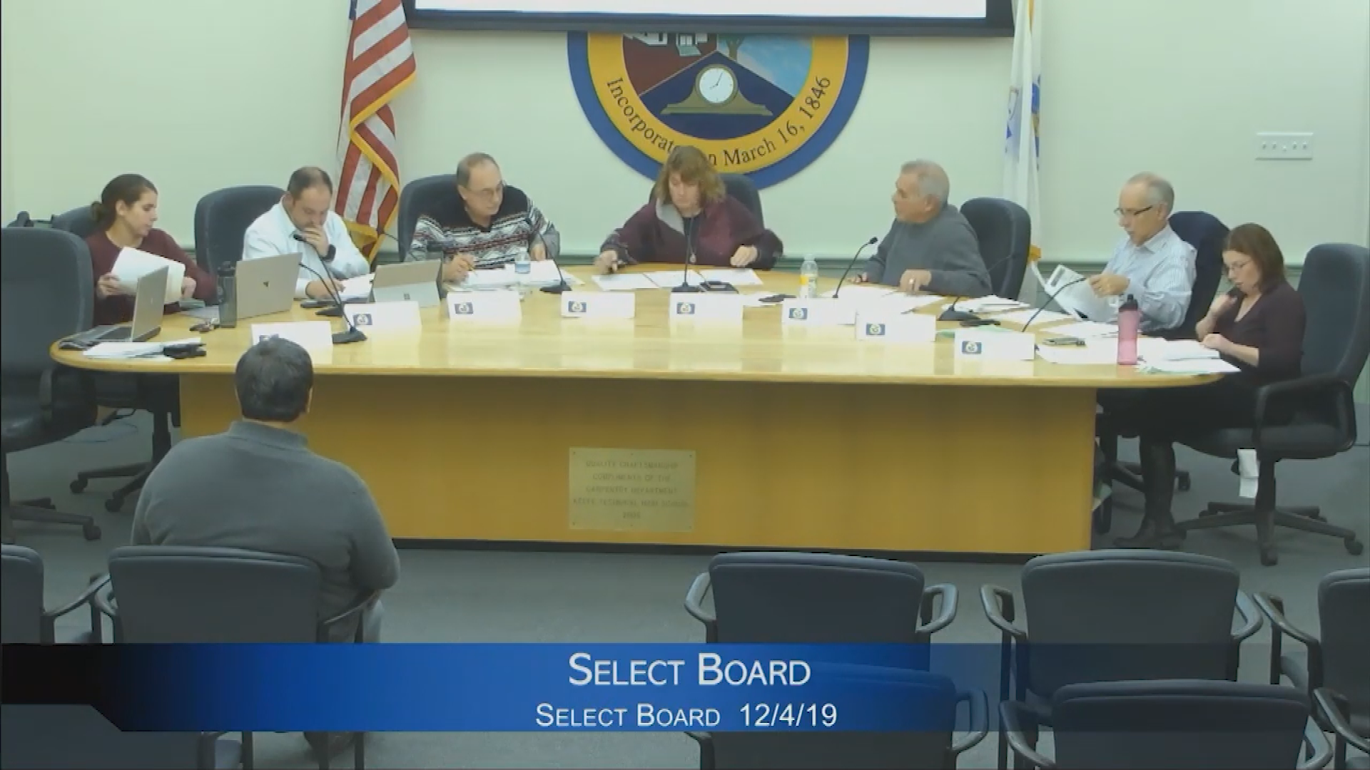 Ashland Select Board Dec 4 2019