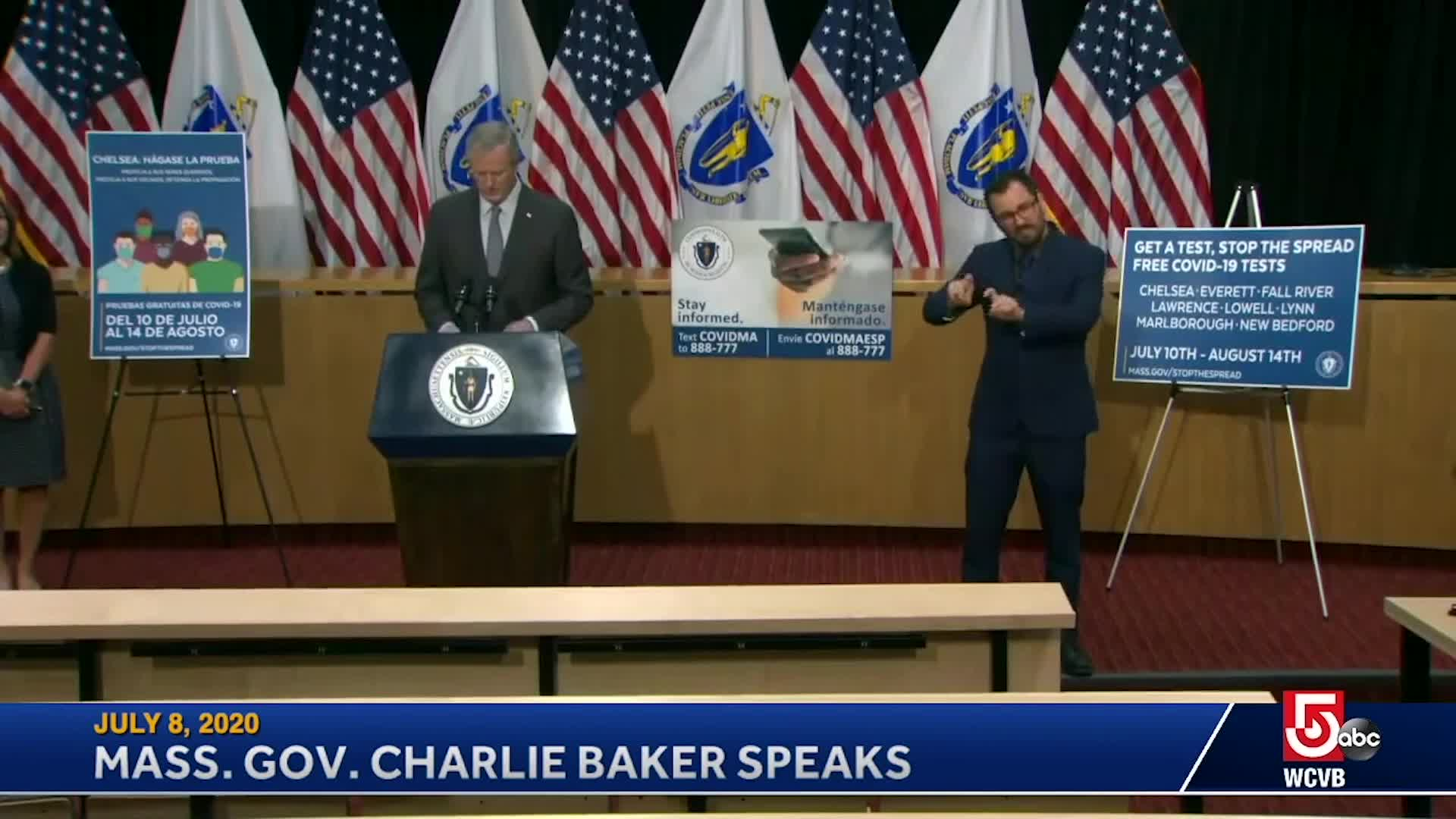 Governor Baker Updates July 8