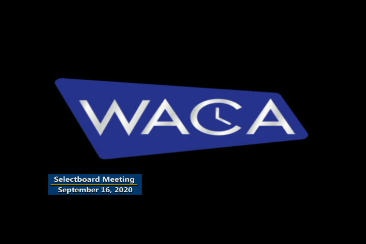 Select Board Meeting September 16, 2020