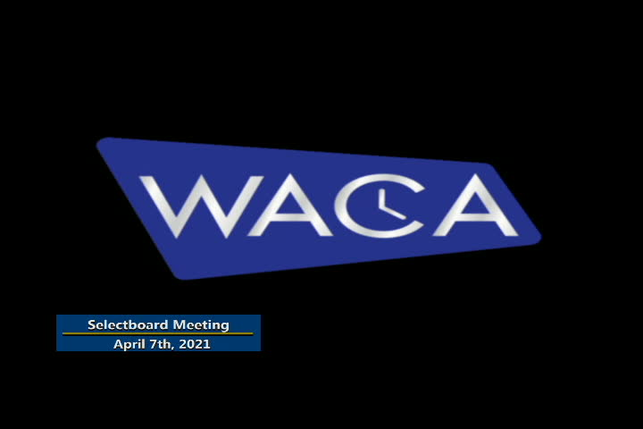 Select Board Meeting April 7 2021