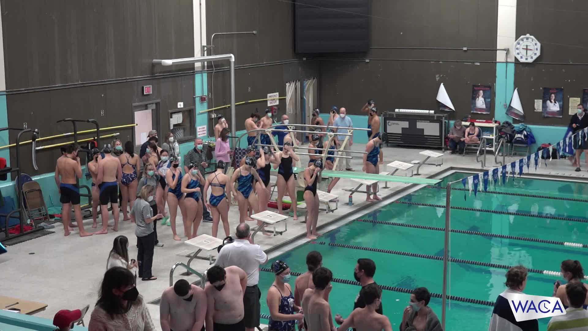 AHS Swim Team vs Dover Sherborn January 31 2022