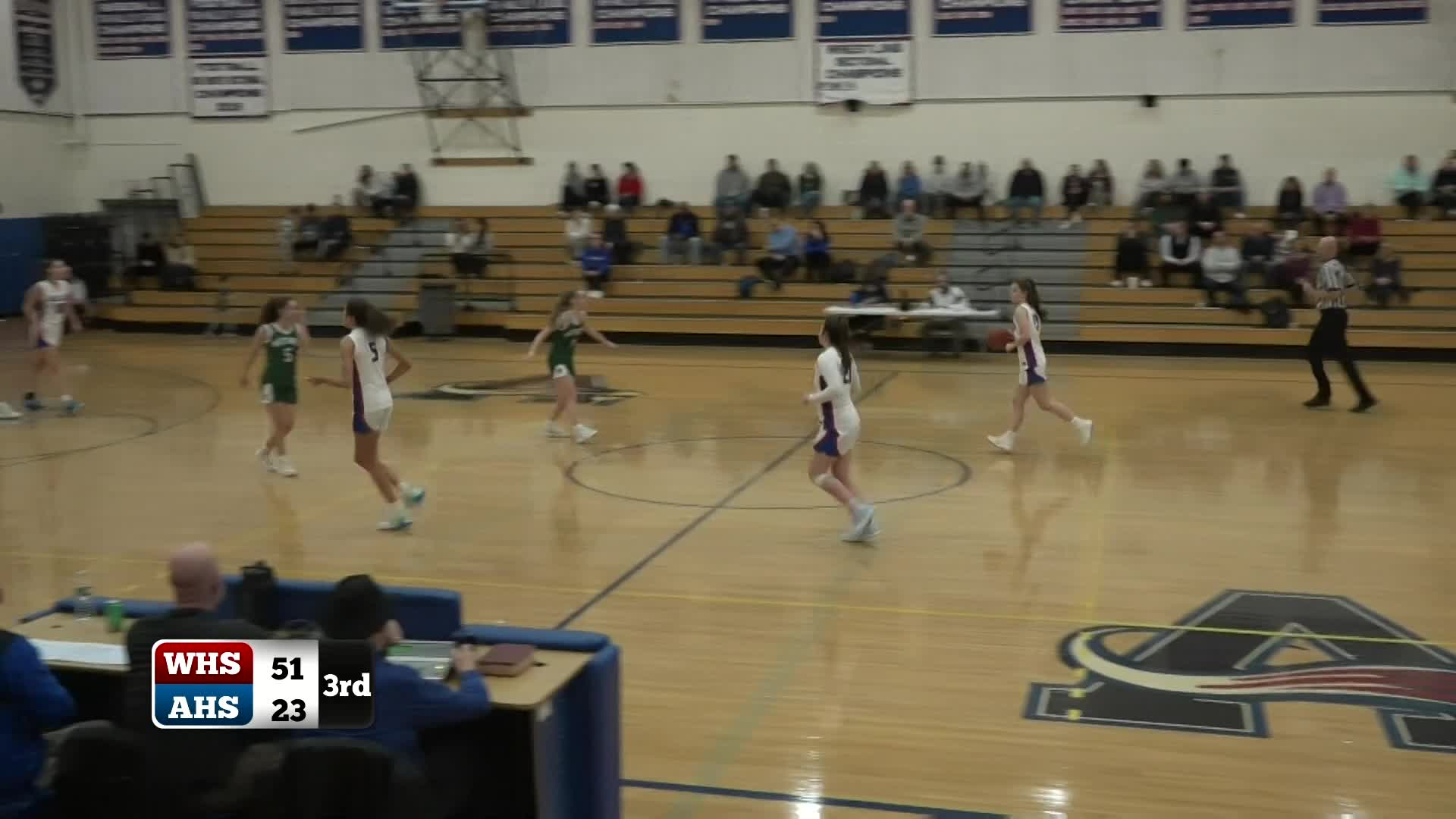 AHS Girls Varsity Basketball vs Westwood January 31st 2023